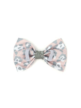 Blush Leopard Bow